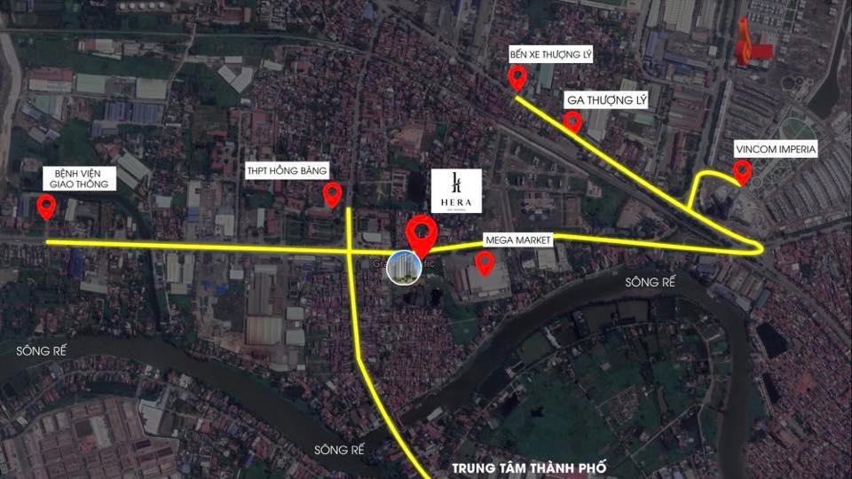 Các tiện ích xung quanh dự án chung cư Gem Park Hải Phòng