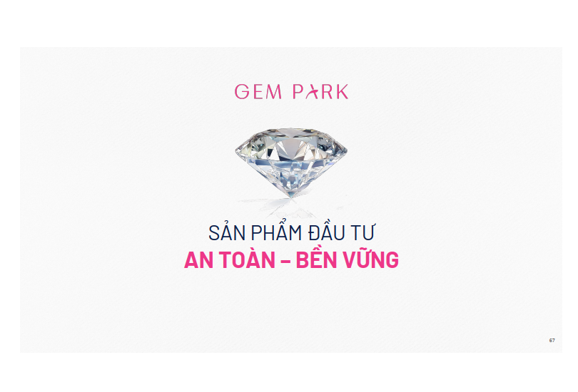 ‘Gem Park’ có ý nghĩa gì? Dự án triển khai những dòng sản phẩm nào?